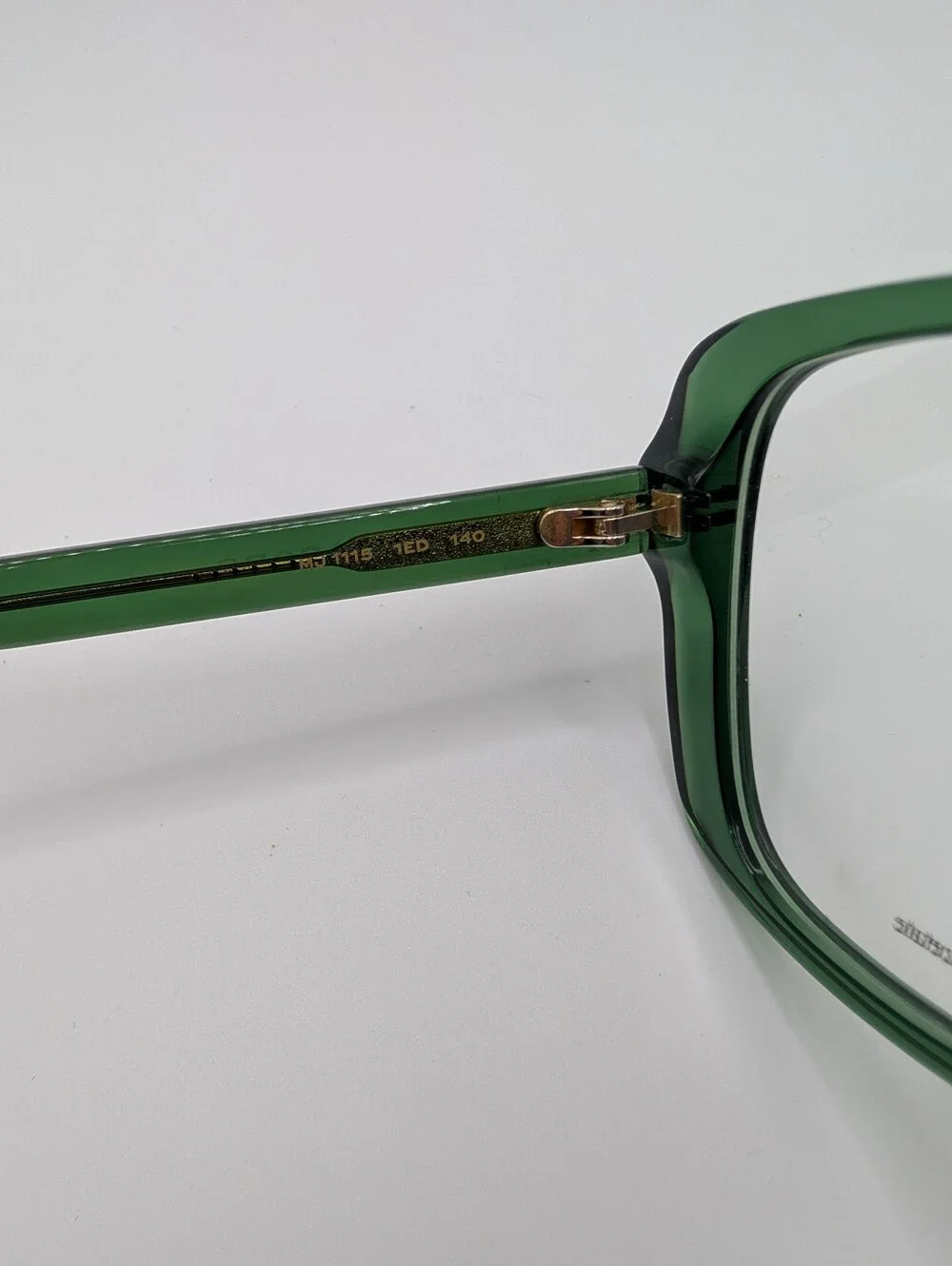 NWT Marc Jacobs MJ 1115 Translucent Green Oversized Glasses Frames + Case 55mm